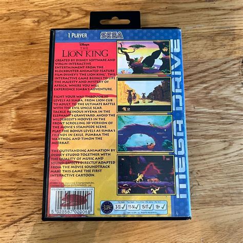 The Lion King Mega Drive Sega Complete PAL EBay