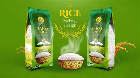 Rice Package Design. on Behance