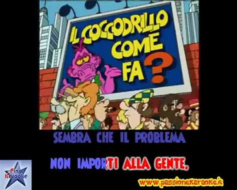 Bambini Il Coccodrillo Come Fa Karaoke Video Dailymotion