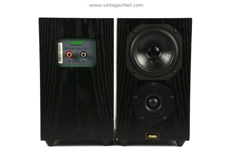 Audiophile Chario Syntar 100 Speakers + Speaker Grills | Matched Pair | Black