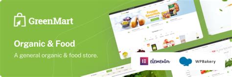 GreenMart Organic Food WooCommerce WordPress Theme