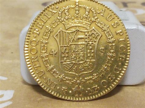 Spain Carlos IV 1788 1808 4 Escudos 1796 Madrid MF Catawiki