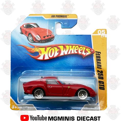 Hot Wheels Ferrari 250 Gto Mgminis Diecast