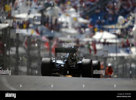 Lewis Hamilton Gbr Amg Mercedes F Team Gp Monaco Stock Photo