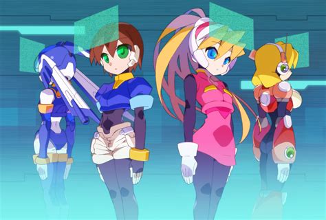 The Big Imageboard Tbib 4girls Aile Mega Man Zx Alia Mega Man