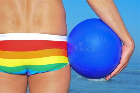 Gay Beach Stock Photo Image Of Rest Strips Sign Friendly