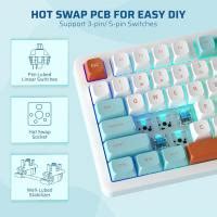 Ltc Nimbleback Nb Wireless Bt G Usb C Wired Hot Swappable Keys Rgb Gaming Mechanical