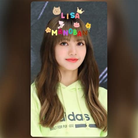 Lisa Blackpink Lens By Amanda🦋🧿 Snapchat Lenses And Filters