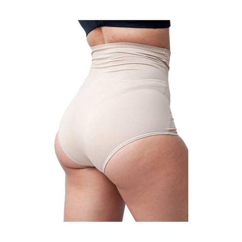 Cinta Pos Parto Control Plie Feminino Bege Base Pontofrio