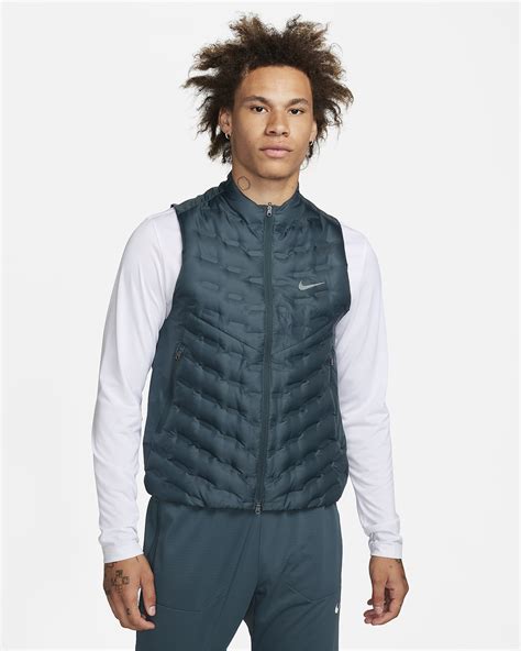 Nike Therma Fit Adv Repel Aeroloft Mens Down Running Gilet Nike Fi