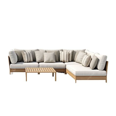 Garden Patio Modern Design Outdoor Furniture Solid Wooden Teak Sofa Set