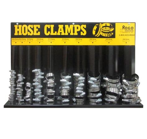 Rogo Fastener Co Inc Domestic Hose Clamps Rack