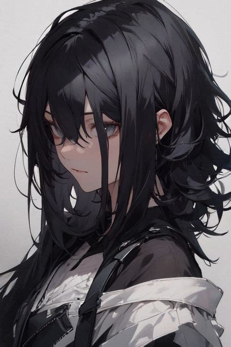 Animes Black Hair Girl Pfp