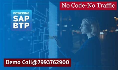 No Sap Btp Online Training In Hyderabad Pune Bangalore Chennai Mumbai