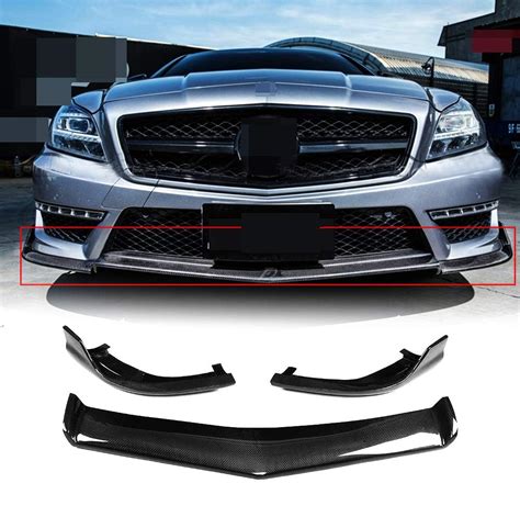 Mcarcar Kit Front Bumper Lip Fits Mercedes Benz Cls Class W218 Cls63