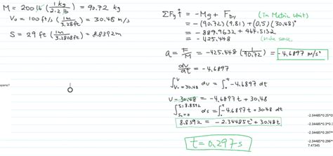 Calculating Drag Force for Parachute: F=ma and Sum of Forces