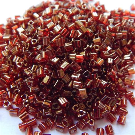 Toho 11o Triangle Beads 20 Grams Gold Luster African Sunset Etsy