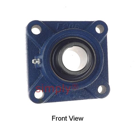 Ucf Metric Four Bolt Square Cast Iron Flange Housing With Mm Bore