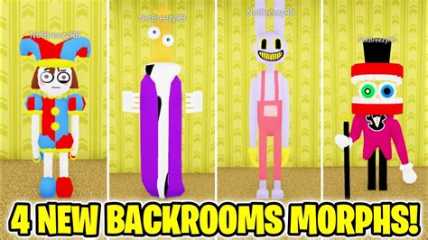 How To Get All 4 New Backrooms Morphs In Backrooms Morphs Roblox Youtube