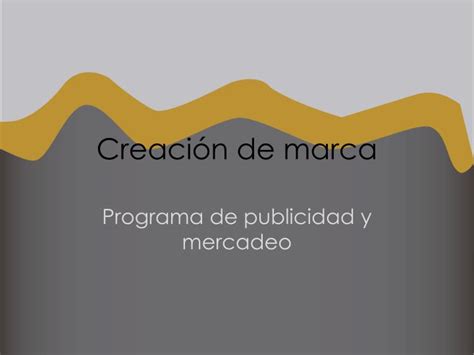 PPT Creación de marca PowerPoint Presentation free download ID 2039253