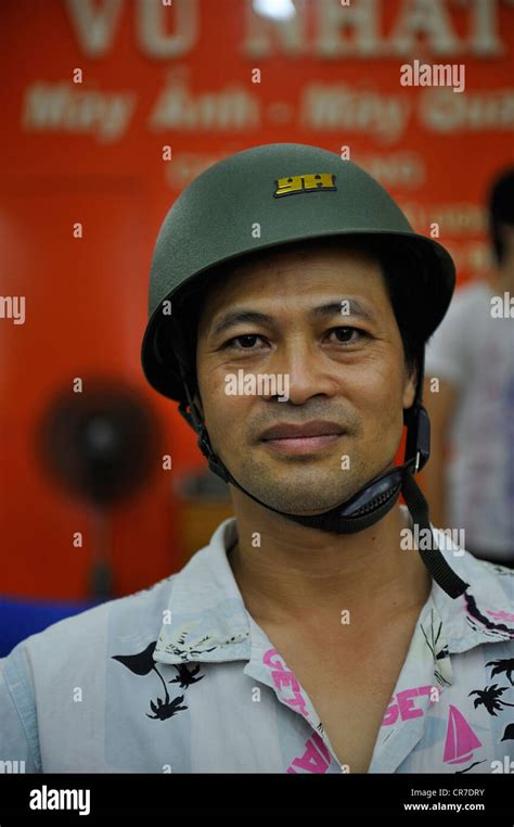 Vietnam Hanoi Old Town Portrait Of A Man Stock Photo Alamy