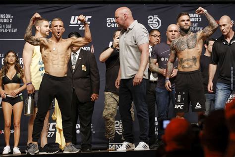 Ufc 227 Start Time Tv Schedule For T J Dillashaw Vs Cody Garbrandt 2