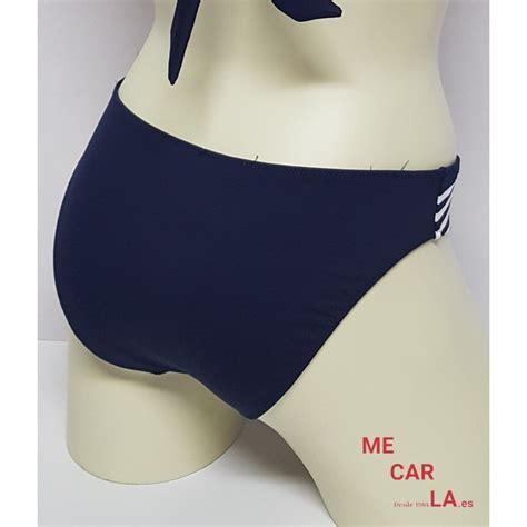 Bikini Marinero Con Aros Y Copa Pre Hormada Tirantes Multi Posicion