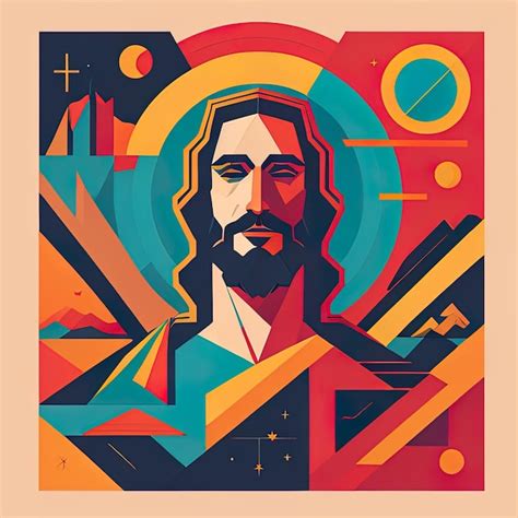 Premium Photo Holy Jesus Christ Vector Art Illustration