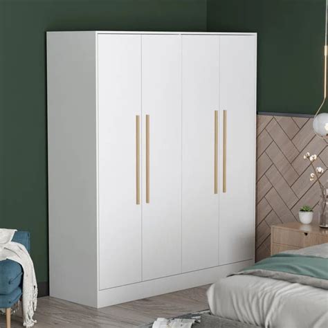 Almirah Modern White Color Door Wardrobe 59 Off