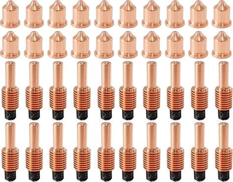 ACCEPTIN 20pcs 220941 Nozzle Tips 20pcs 220842 Plasma Electrodes Fit