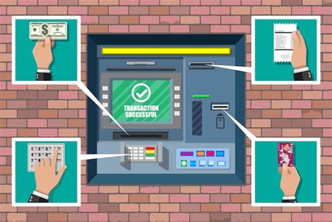 Premium Vector Bank Atm Automatic Teller Machine