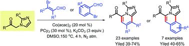 Cobalt Catalyzed Tandem One Pot Synthesis Of Polysubstituted Imidazo