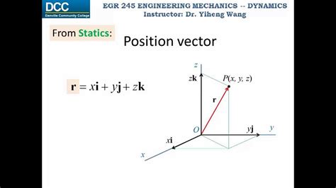 Dynamics Lecture 02 Particle Kinematics Rectilinear Continuous Motion Part 1 Youtube