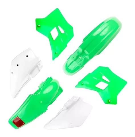 Kit Plástico Kawasaki Kdx 200 1990 1994 Oem Color Ufo Parcelamento