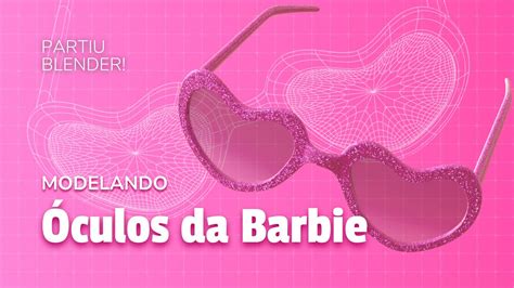 Como criar o óculos da Barbie em 3D no Blender YouTube