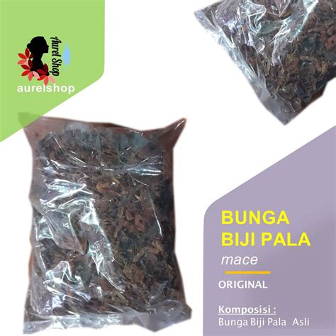 Jual Bunga Biji Pala Kering Kg Fuli Cempra Mace Kembang Pala