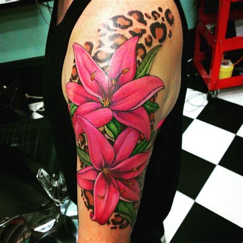 80 Lily Flower Tattoo Designs And Meaning Tenderness And Luck 2019