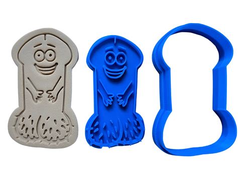 Naughty Cute Penis And Vagina Genital Cookie Cutters Embossers Etsy Australia