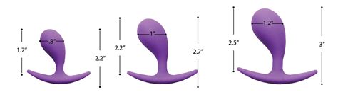 Booty Poppers Silicone Anal Trainer Set The Bdsm Toy Shop