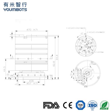 Youmibots 7 eje soldadura Robot Manipulador China Automatización uso en