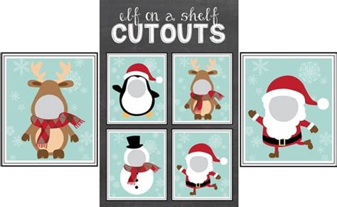 Free Elf on the Shelf Cutout Printables - Pretty My Party