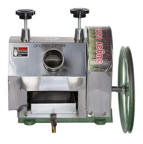 Electric Stainless Steel Manual Sugarcane Juice Machine Yield Ml