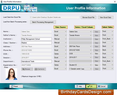 Screenshots Of Drpu Student Id Cards Maker Software How To Design
