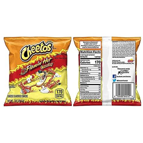 Frito Lay Flamin Hot Mix 6 Flavor Single Serve Cheetos Doritos