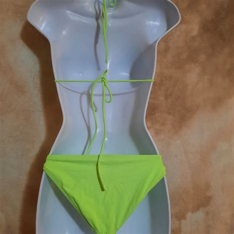 No Boundaries Lime Green Bikini Gem