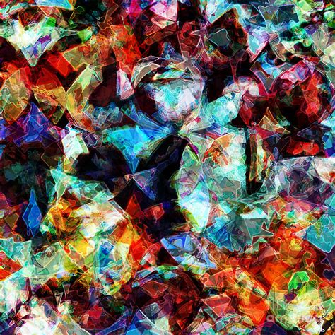 Colorful Abstract Design Digital Art By Phil Perkins Pixels