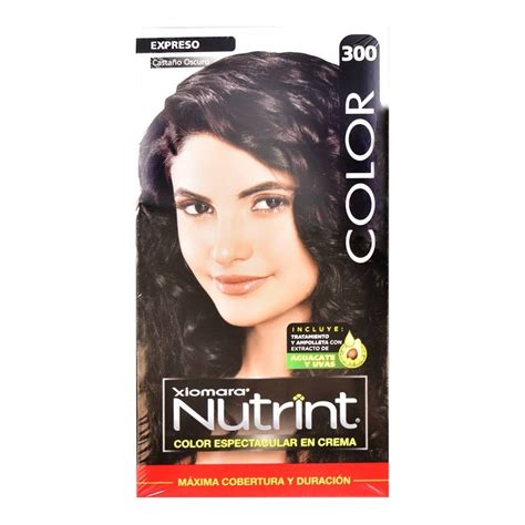 Tinte Para Cabello Xiomara Nutrint Casta O Oscuro Expreso Walmart