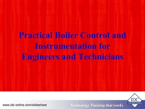 Practical Boiler Control And Instrumentation For Engineers And Techni