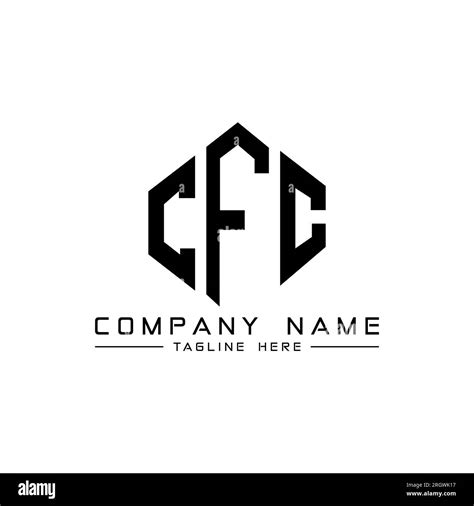 Cfc Letter Logo Design With Polygon Shape Cfc Polygon And Cube Shape