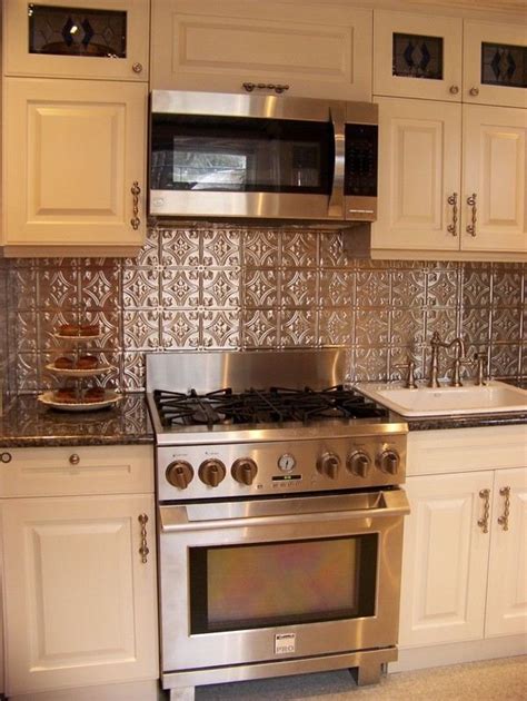 Tin Backsplash Advantages And Decorative Ideas For A Lovely Kitchen